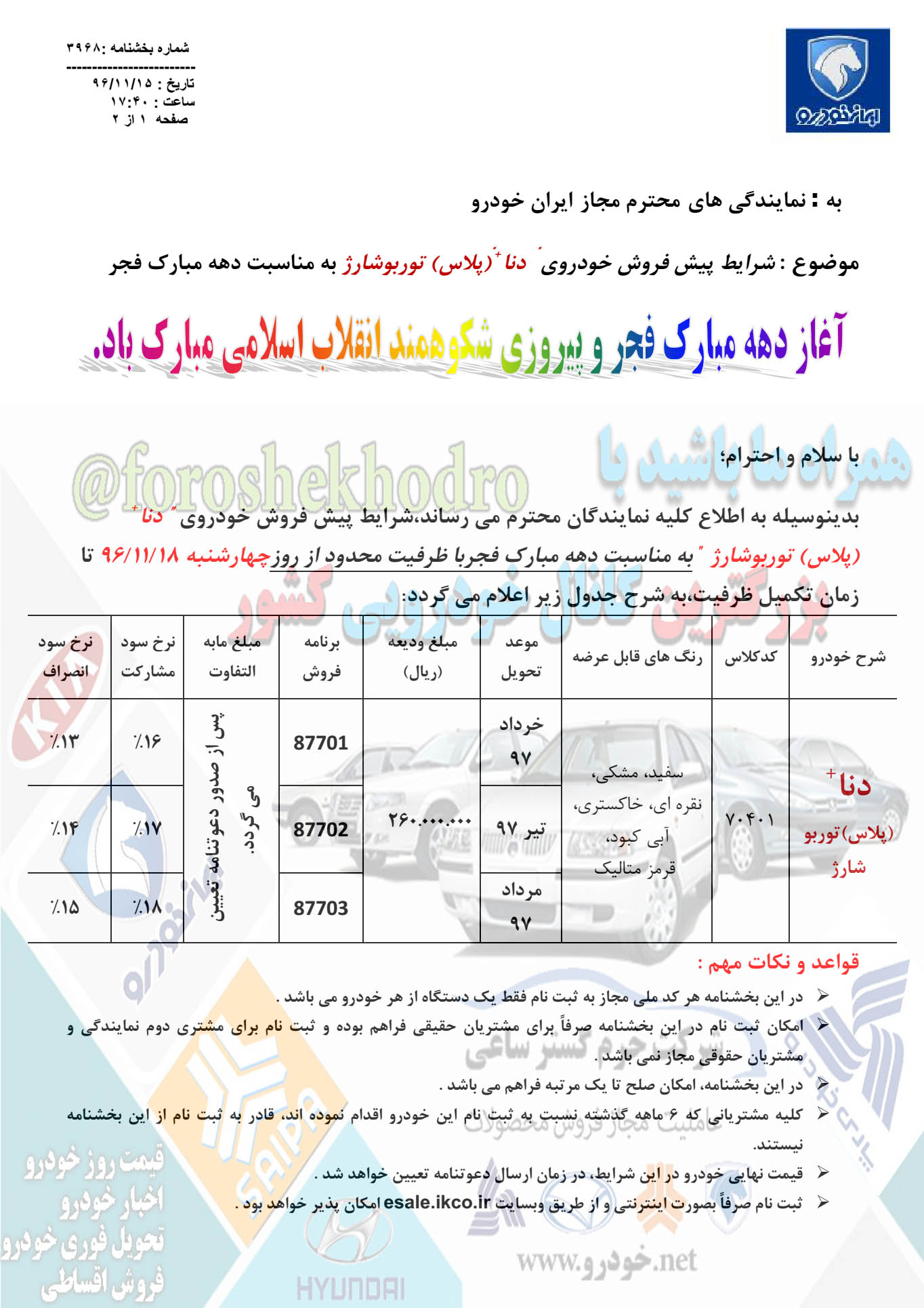 قیمت دنا پلاس توربو